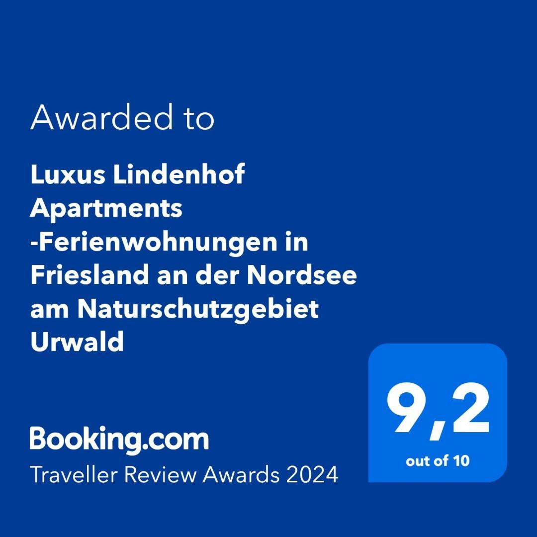Luxus Lindenhof Apartments -Ferienwohnungen In Friesland An Der Nordsee Am Naturschutzgebiet Urwald Neuenburg  Exterior foto